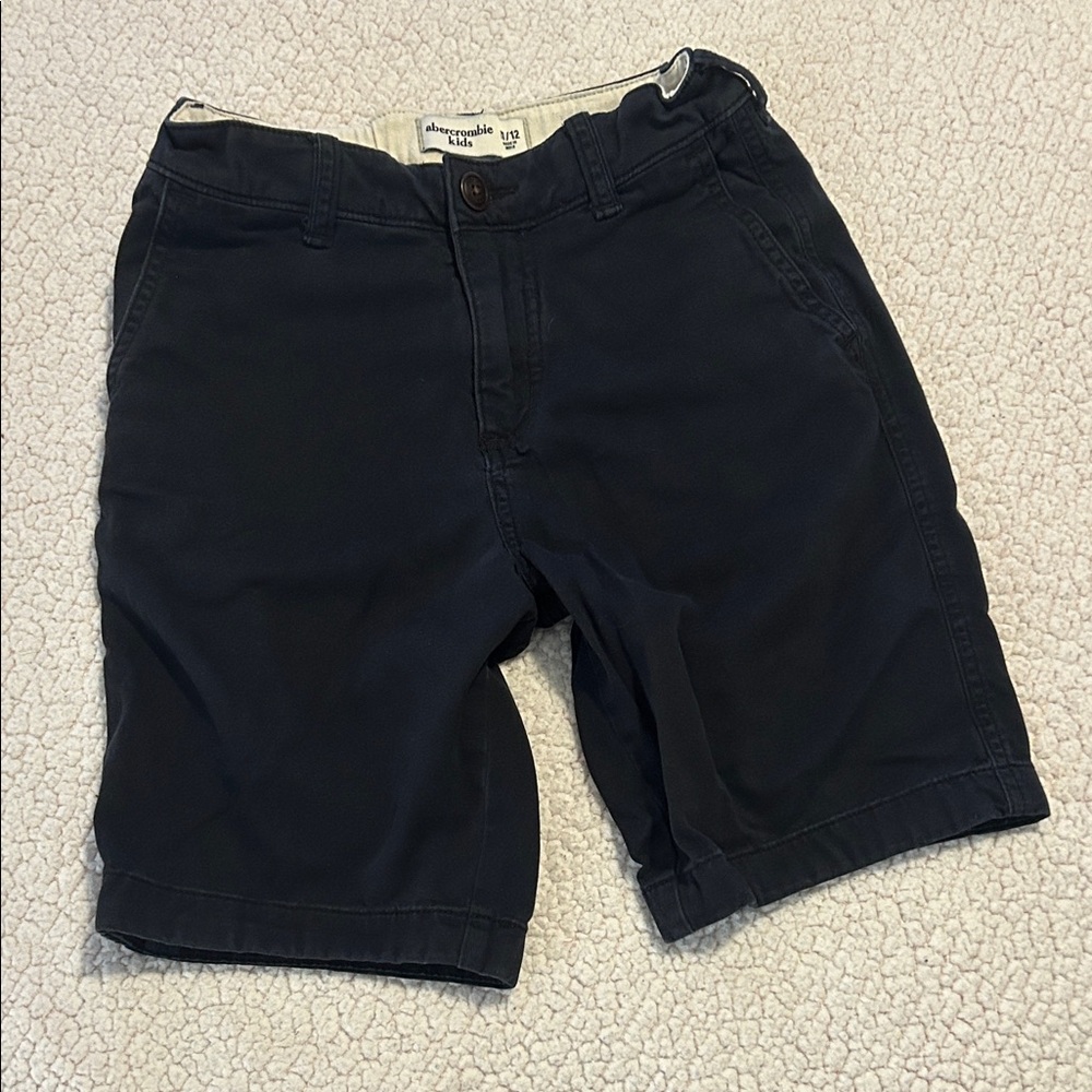 Abercrombie & Fitch Boy's Dark Navy Shorts